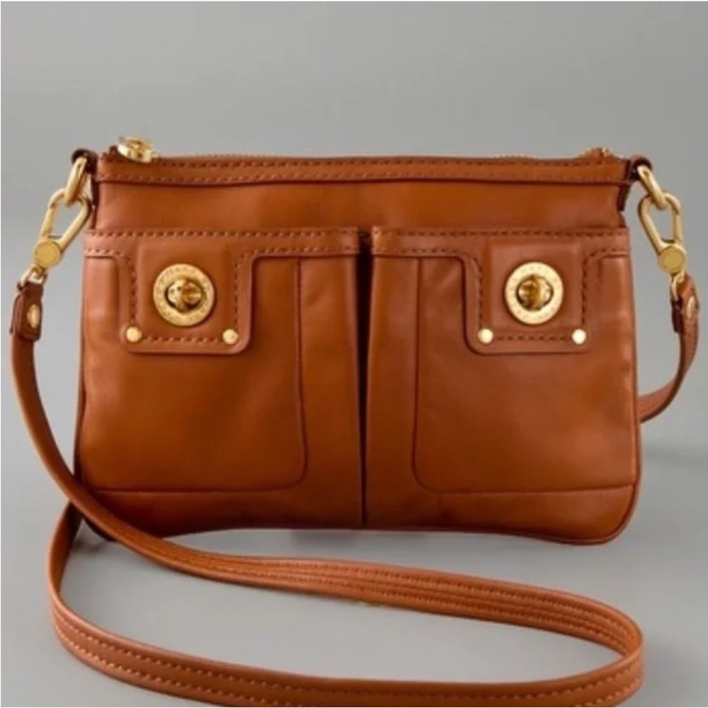 Marc by Marc Jacobs Brown Leather Crossbody Bag